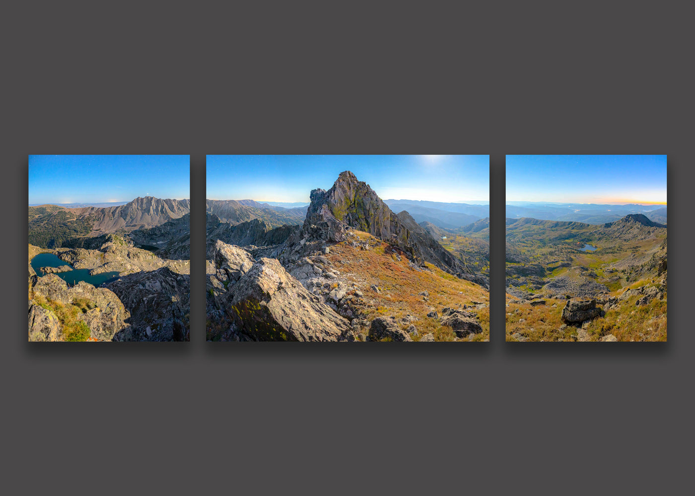 Zirkel Summit Night - Triptych