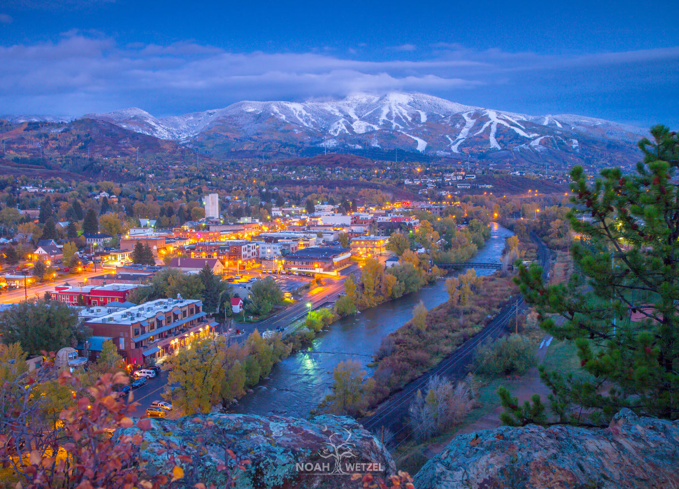 Glowing Steamboat Autumn